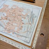 Carte de Ravenne imprimée en 1909, Italie