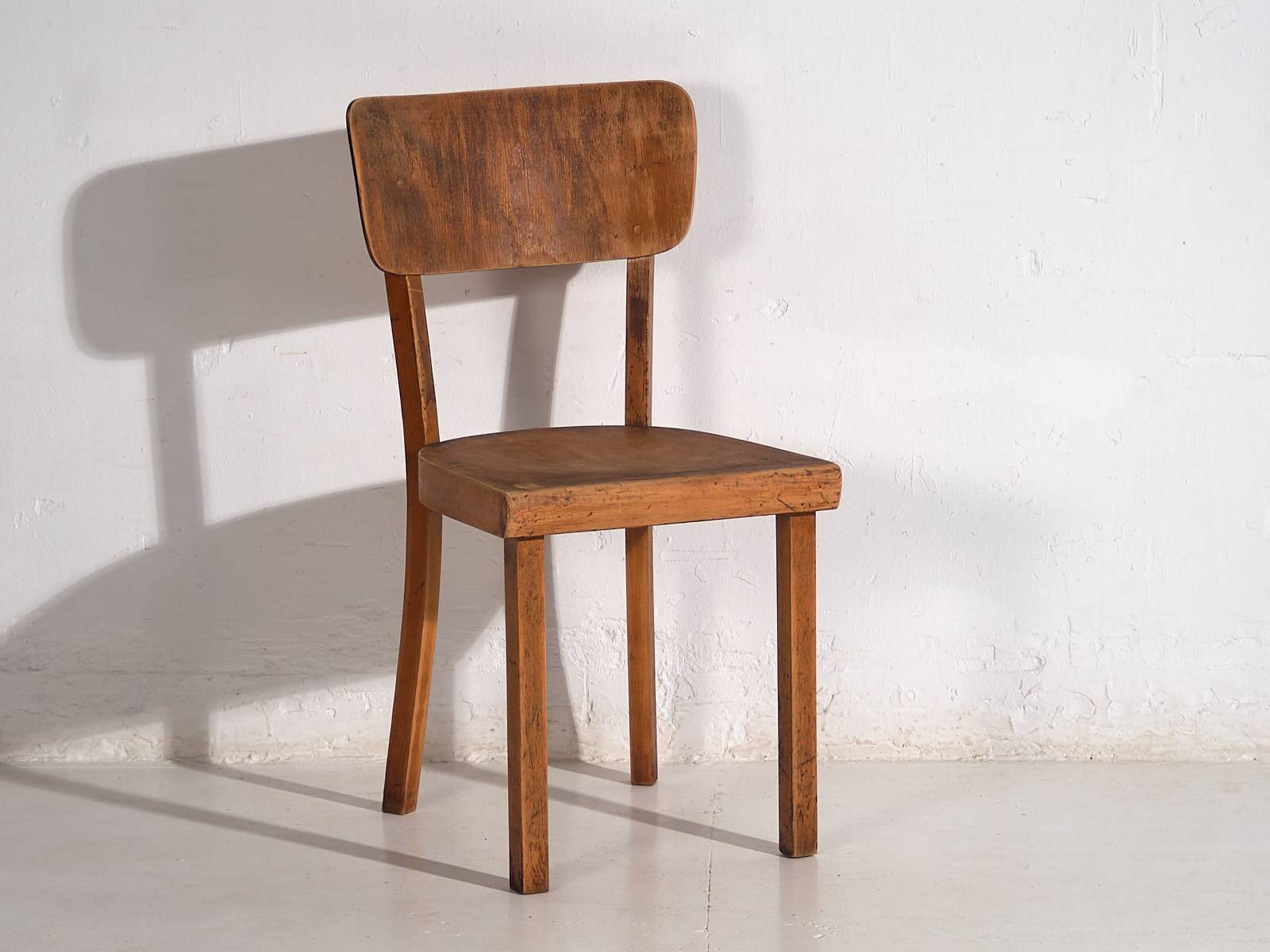 Vintage Thonet Chair Set (c.1950). Set of 4 pieces #6