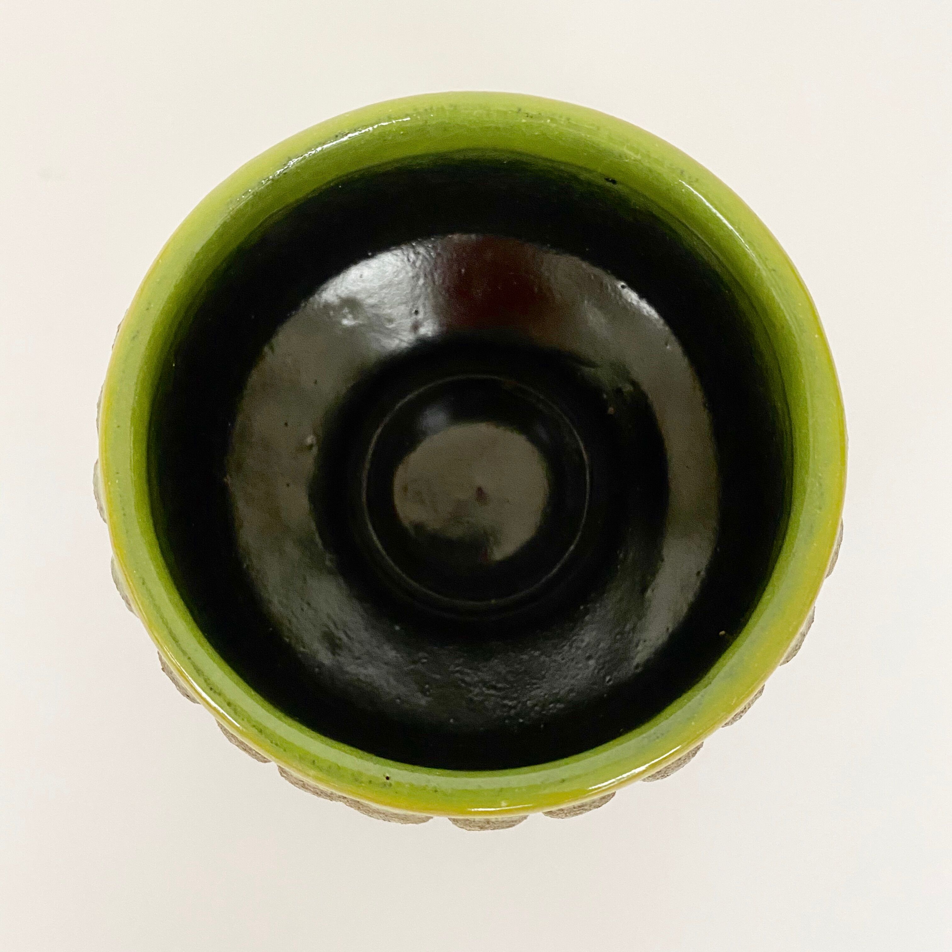 Strehla vintage ceramic pot, 70s
