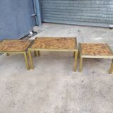 Brass nest of tables 1970