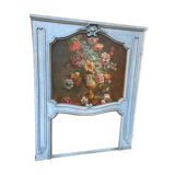 Overmantel mirror with still life