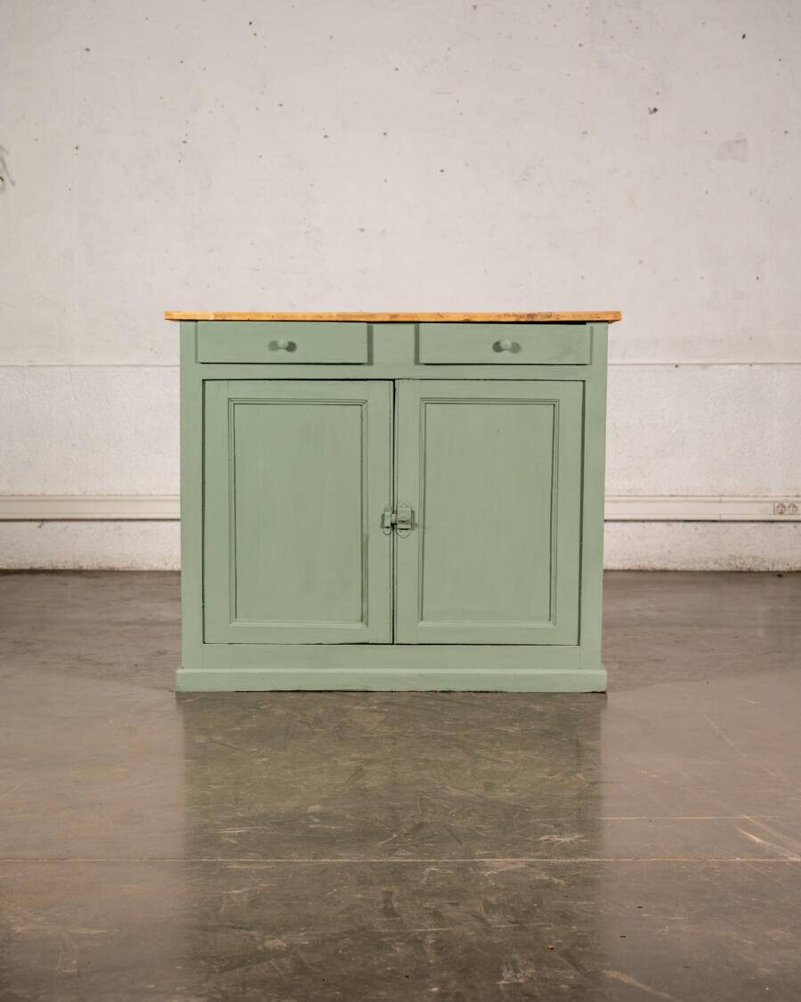 Almond green country buffet