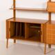 Fredrik A. Kayser teak free standing wall unit for Gustav Bahus, Norway 196