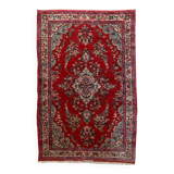 Handmade vintage Persian Malayer rug 127cm x 193cm, 1950s