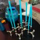 Lot de 9 bougeoirs Nagel pour Bmf
