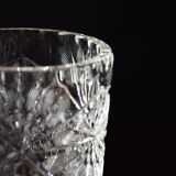 Bohemian crystal vase