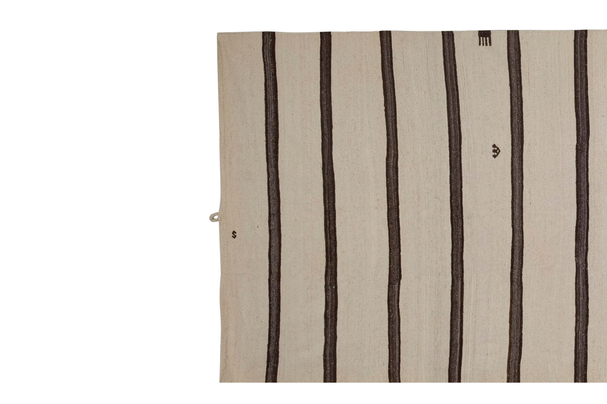 Turkish hemp kilim rug runner 160 x 400 cm