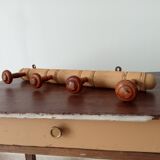 Antique wall coat rack from the 40s/50s