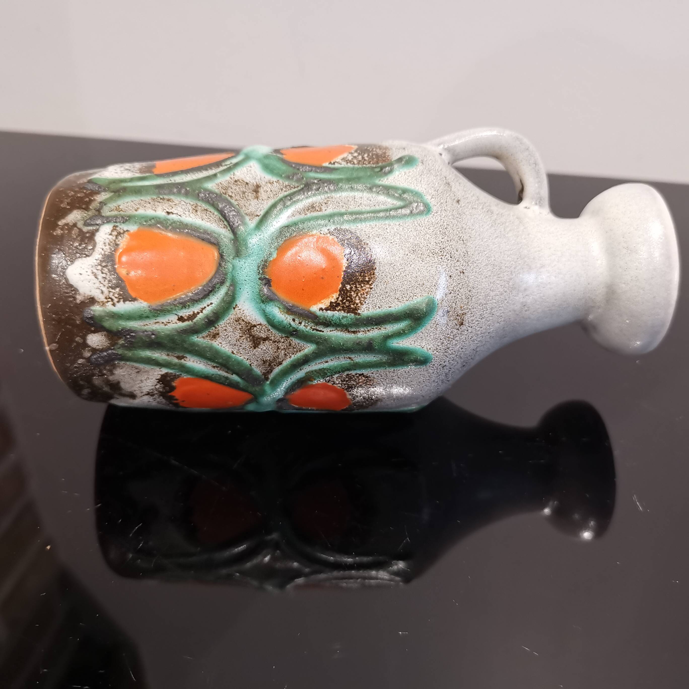 Old designer vase from the 70s by Strehla keramik CDR 1302 Germany