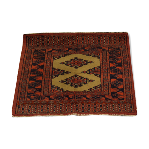 tapis ancien 62x63cm