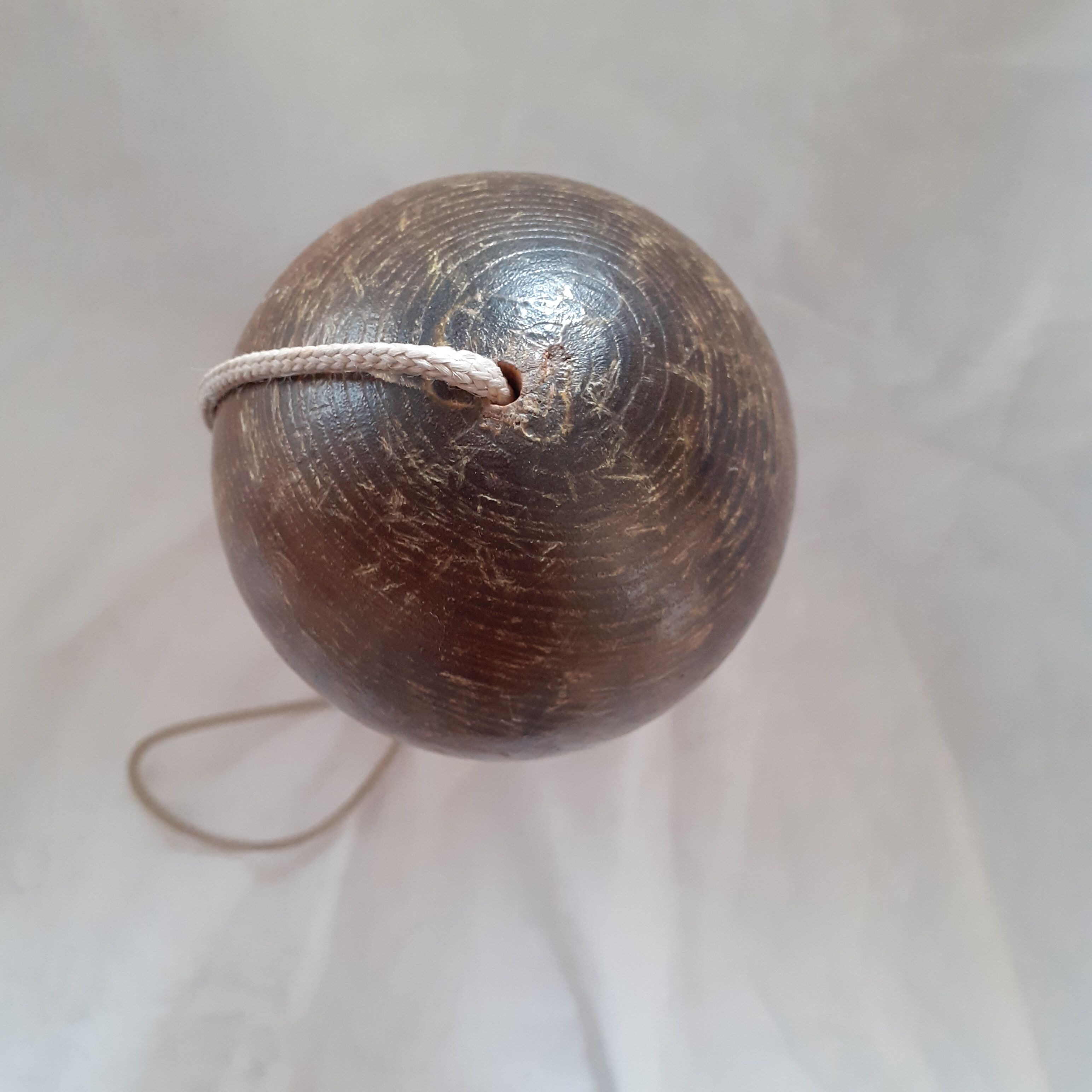 Old wooden bilboquet