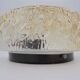 Iridescent cast glass ceiling light by Helena Tynell