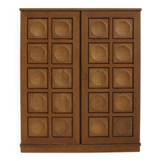 Vintage Brutalist high cabinet 1970s Gerhard Bartels
