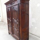 LouisXV walnut cabinet of the xviii century