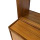 Vintage teak wall cabinet bookcase workplace Danish Design 60's