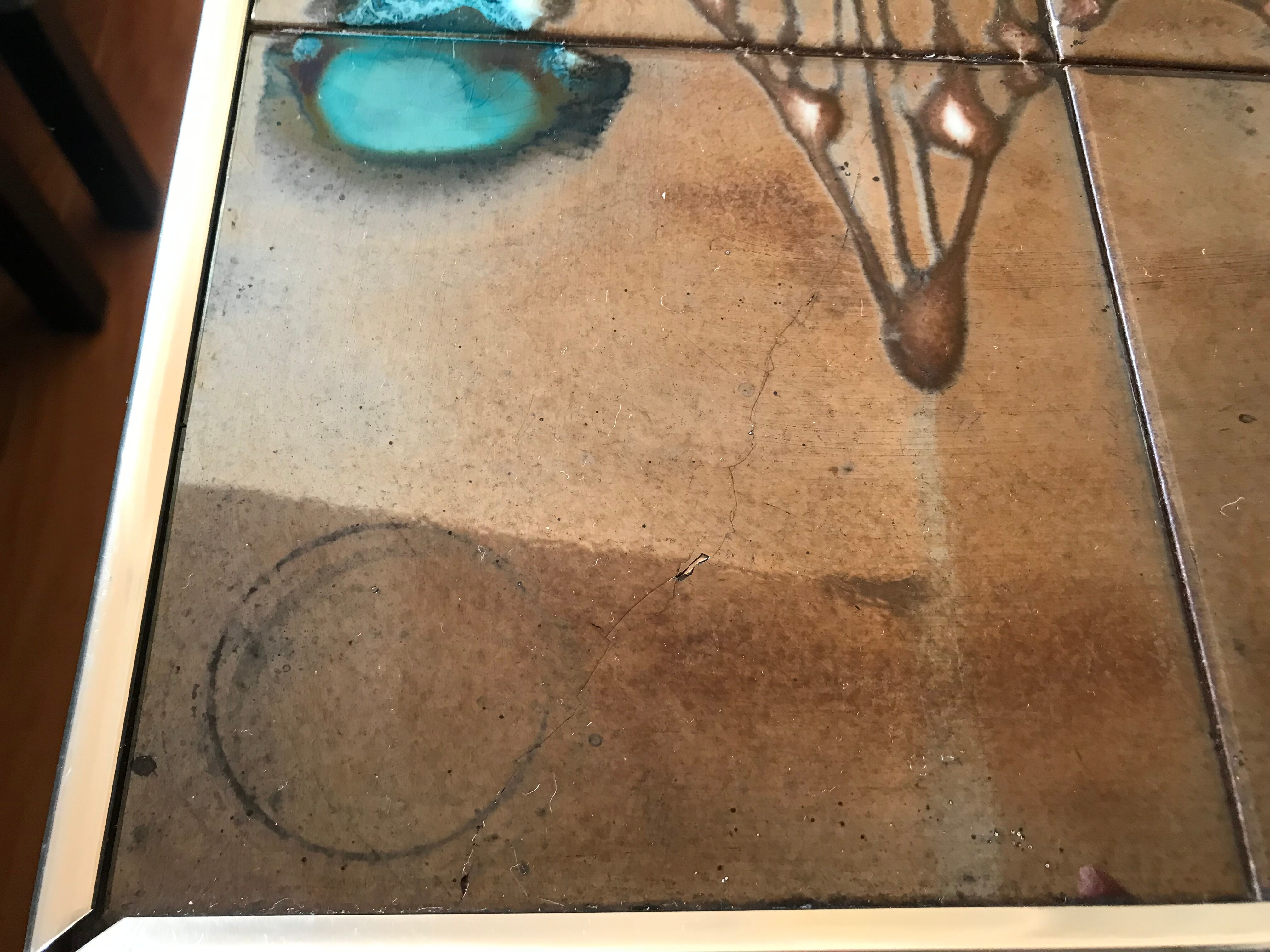 Vintage ceramic table