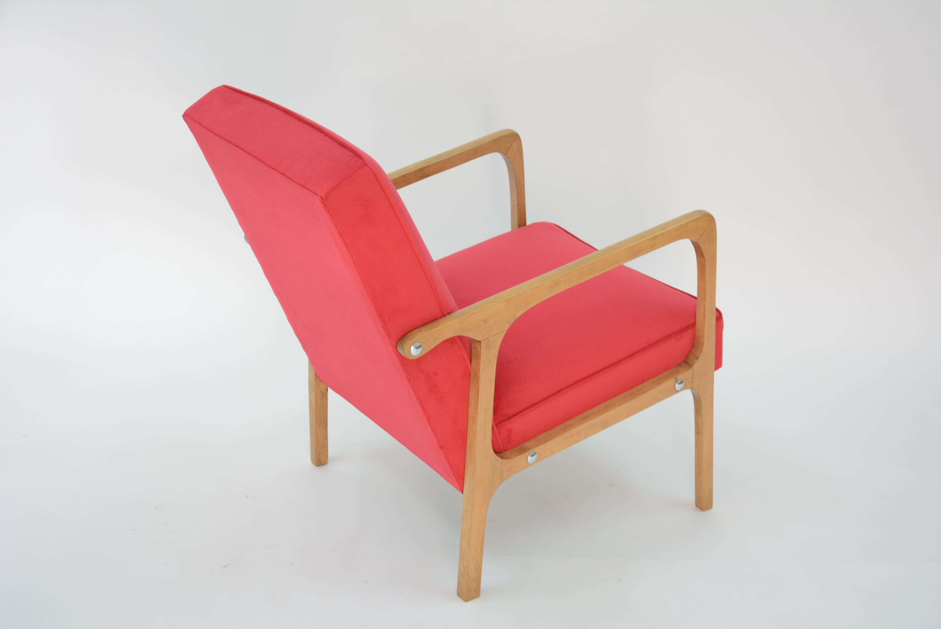 Fauteuil kadr framboise