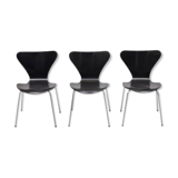 3 chairs arne jacobsen 3107