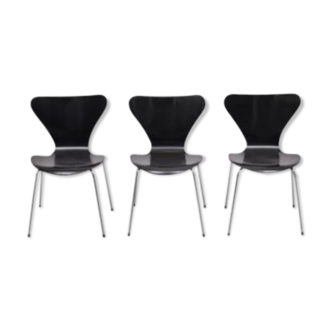 3 chairs arne jacobsen 3107