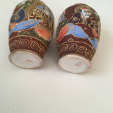 Set of 2 Satsuma vases