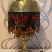 Parisian Lamp Art Nouveau Grapevines and Cabochons 1900 Belle Epoque