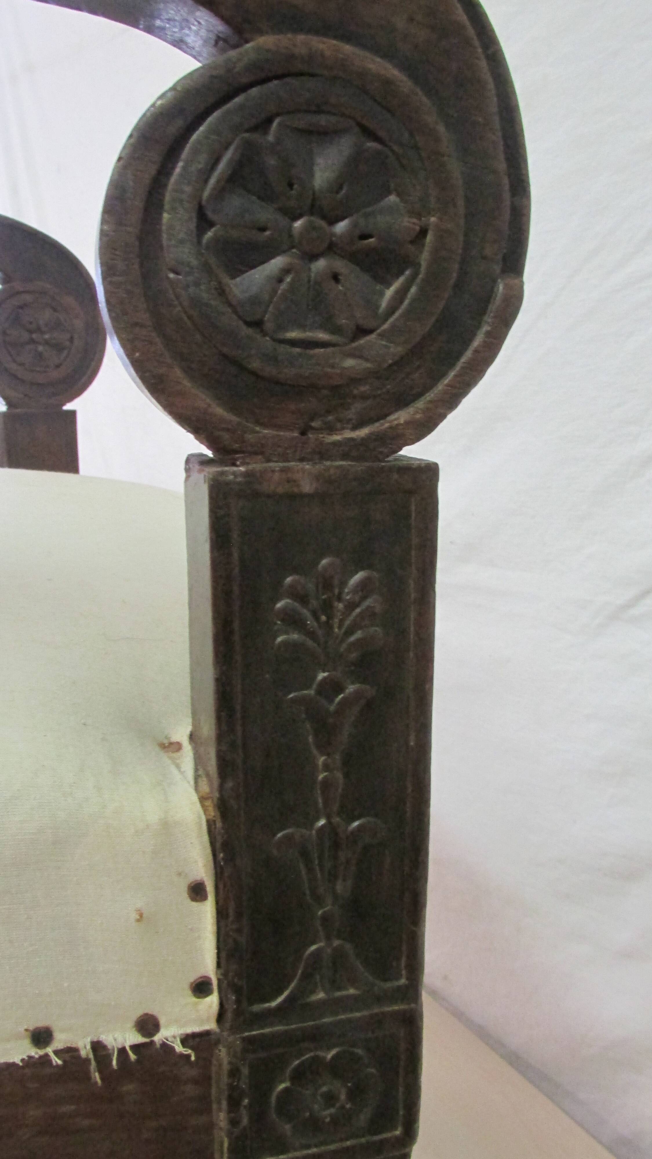 Old armchair of the nineteenth century