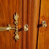 3-door walnut Art Deco wardrobe