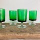 4 petits verres LUMINARC « Suède » verts