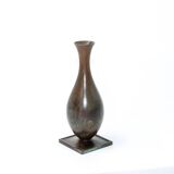 Vase en bronze des années 1930 par GAB Suède