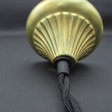 Glass ball pendant light