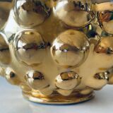 Gold bubble ceramic lamp