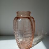 Vase en verre orange