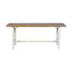 Table avec une base en fer
