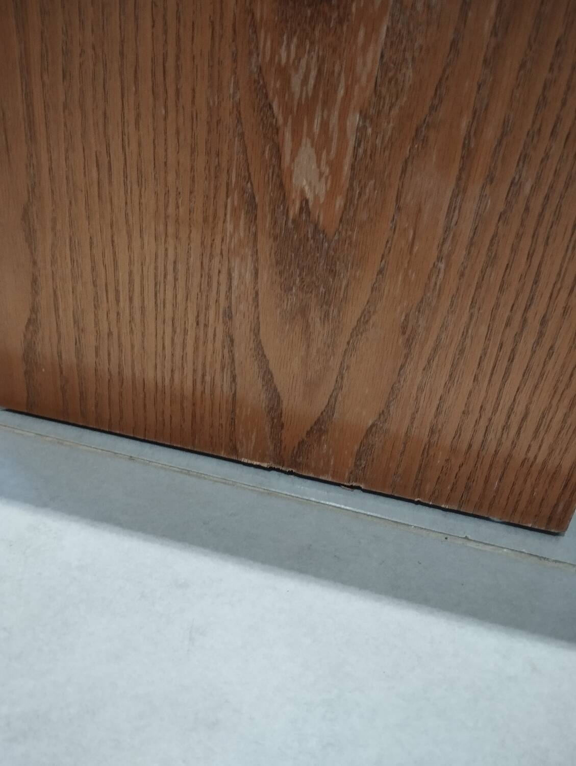 Wooden filing cabinet from the 1950s