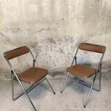 Pair of vintage Soudexvinyl chairs
