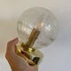 Vintage glass globe wall or ceiling light.