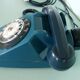Téléphone vintage bleu