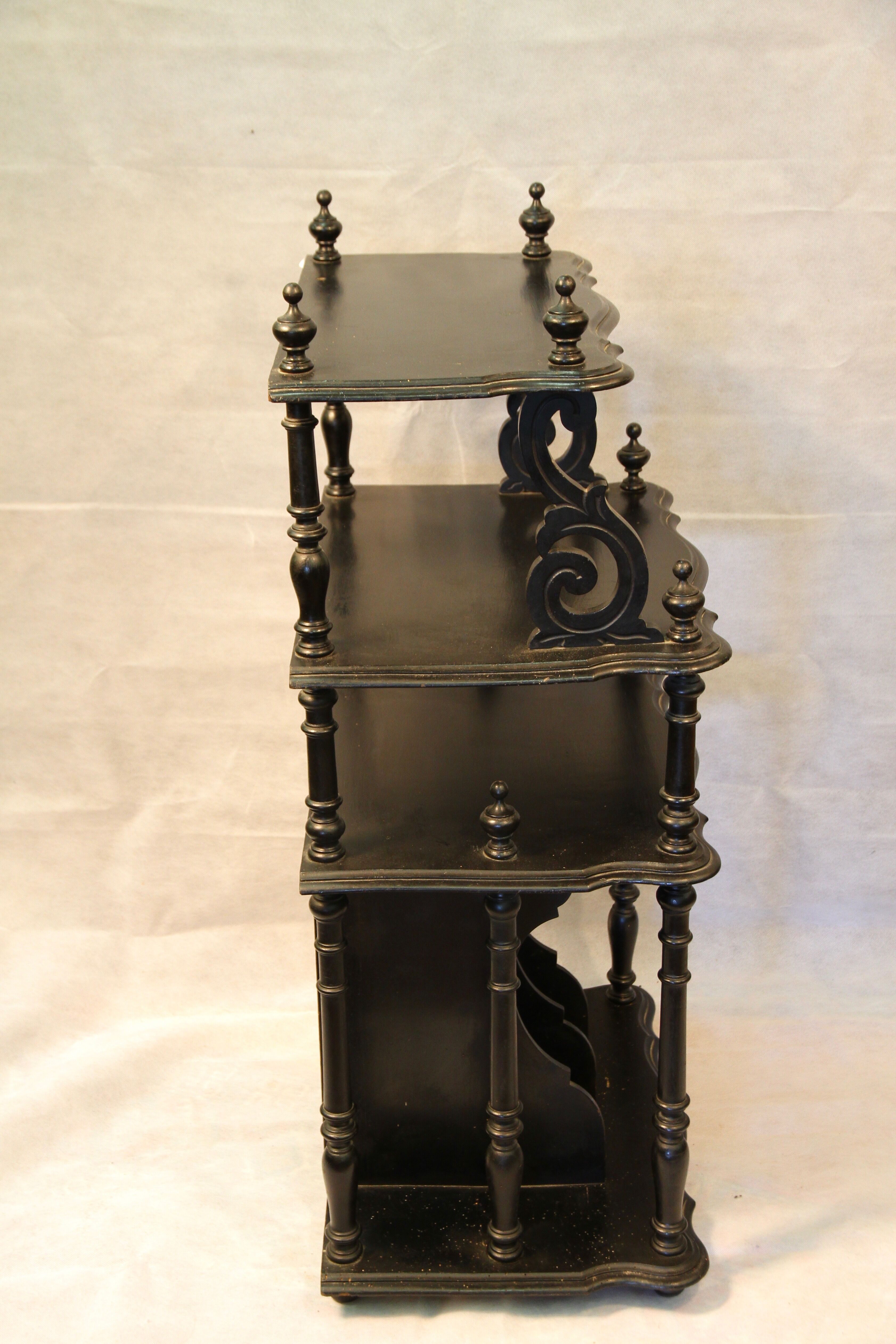 Music time blackened wooden locker Napoleon III