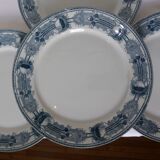 4 vintage dinner plates from CM&C, Massena model 220604