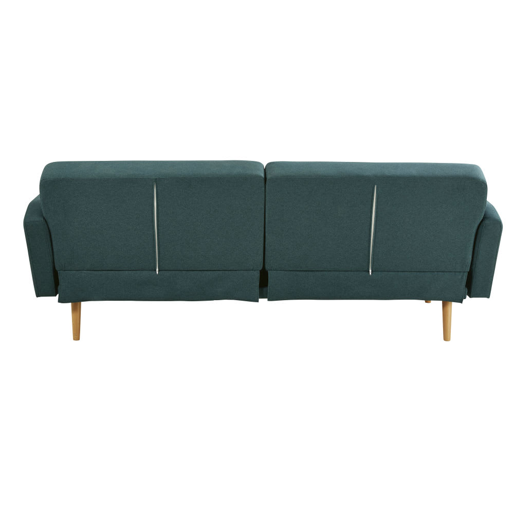 Green 4-seater sofa bed - Maison du monde