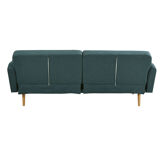 Green 4-seater sofa bed - Maison du monde