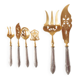 Fish hors d'oeuvres sets, Belle Epoque, circa 1910 (6 pieces)