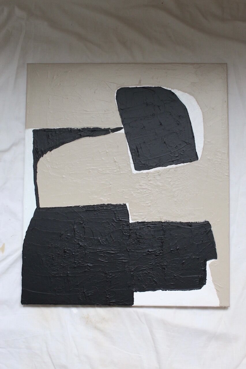 Abstrait Géométrique Murale Art Femmes Corps Ligne Affiches Imprimer Beige Boho Toile tableau Peinture Tableaux Salon Intérieur Decoration À La Maison 40x60cmx2 Sans Cadre