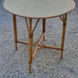 Rattan garden table 1960