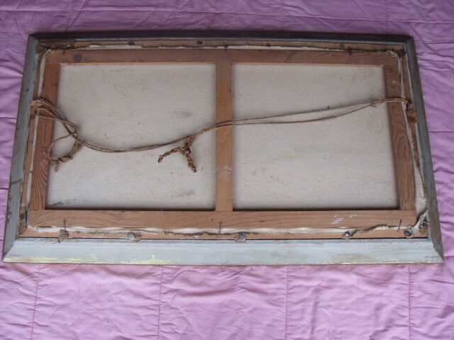 Peinture sur toile signé bergoux