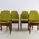 Ensemble de six chaises à manger design danois par Arne Hovmand Olsen
