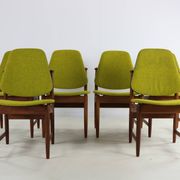 Set of six Danish design dining chairs by Arne Hovmand Olsen