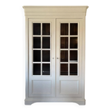 Oak and cherry display cabinet