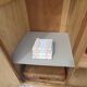 Parisian wardrobe in raw wood