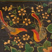 Antique Chinese chest painted in pine wood – China, circa 1900
